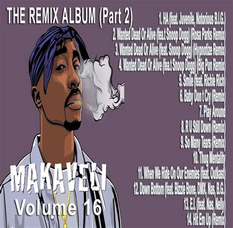 Tu Pac The Original Makaveli 16 Underground Mixtape Cd Etsy