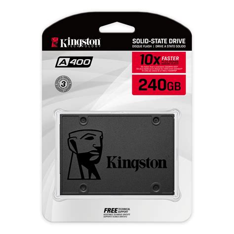 disco duro solido kingston ssd 240gb a400 sata3 2 5 7mm height digital connection