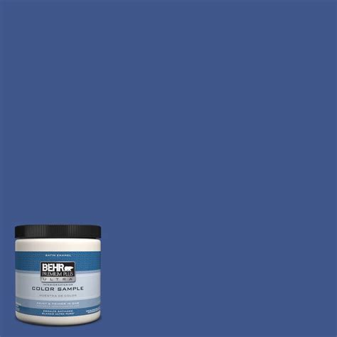 Behr Premium Plus Ultra 8 Oz Ppu15 3 Dark Cobalt Blue Interior