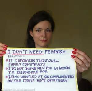 Tumblr Women Against Feminism Blog Sparks Backlash Daily Mail Online