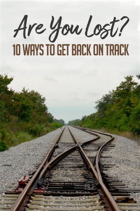 are you lost 10 ways to get back on track obesityhelp
