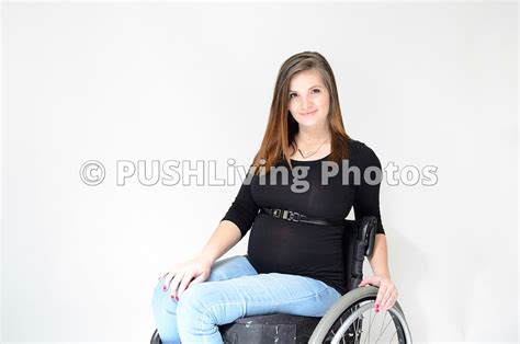 Pushliving Disability Stock Images Pregnant Mom In Wheelchair Portrait