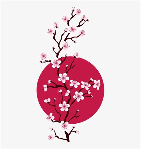 Download Transparent Sakura Flower Png Japanese Cherry Blossom Clipart Pngkit