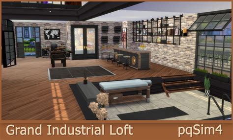 Grand Industrial Loft Sims 4 Speed Build And Download