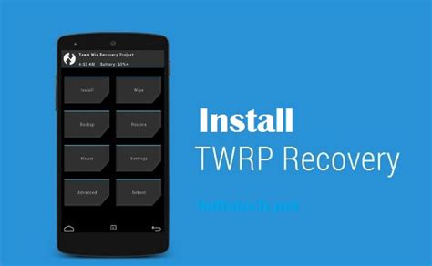 2. Install TWRP Recovery