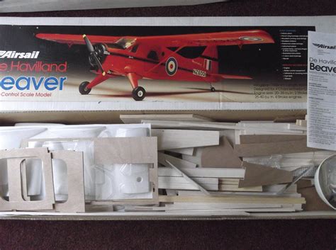 Airsail De Havilland Beaver Radio Control Scale Model Balsa Wood Kit