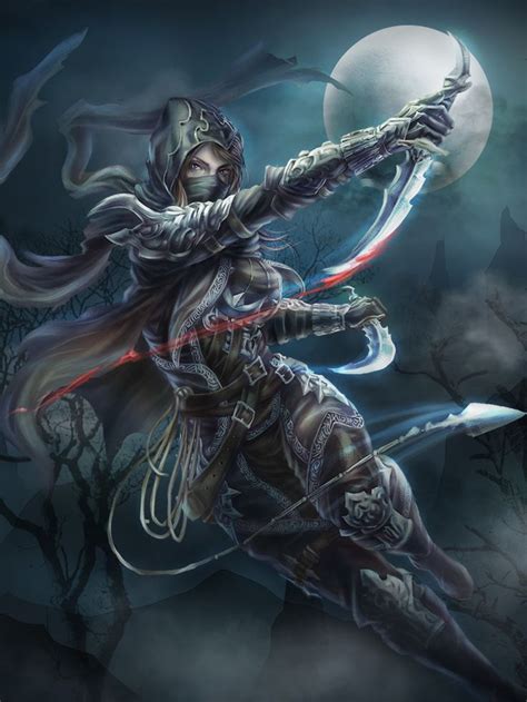 Assassin Jaynorn Lin Fantasy Girl Fantasy Warrior Character Art