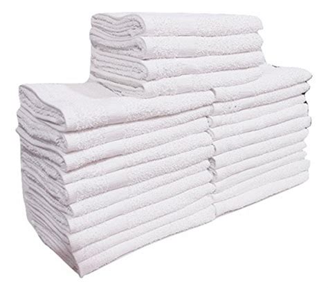 Cotton Salon Towels 24 Pack Brown16×27 Inches Soft Absorbant Quick