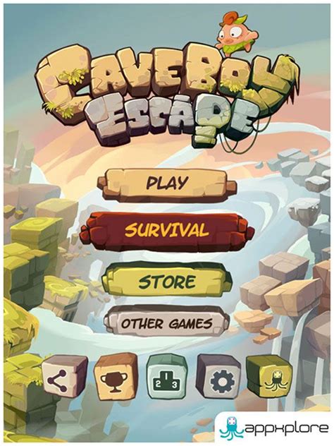 Caveboy Escape Ui Ux Design Game Logo Design Design Websites