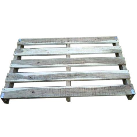 2 Way Brown Rectangular Wooden Pallets For Packaging Capacity 50 Kg