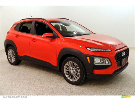 Maybe you would like to learn more about one of these? 2019 Sunset Orange Hyundai Kona SEL AWD #131907420 ...