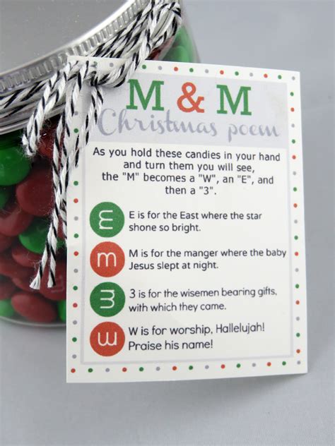 M&m's christmas poem free printable. M&M Christmas Poem (With images) | Christmas poems ...