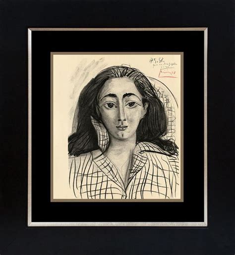 Sold Price Pablo Picasso Pencial Drawing Hand Signed Invalid Date Cet Pablo Picasso