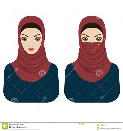 Muslim Women Wearing Hijabs Are Apologizing For The Celebration Of Eid Doodle Icon Image Kawaii