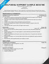 Photos of It Support Resume Sample