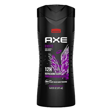 Axe Excite Refreshing Scent 12h Crisp Coconut And Black Pepper Body Wash