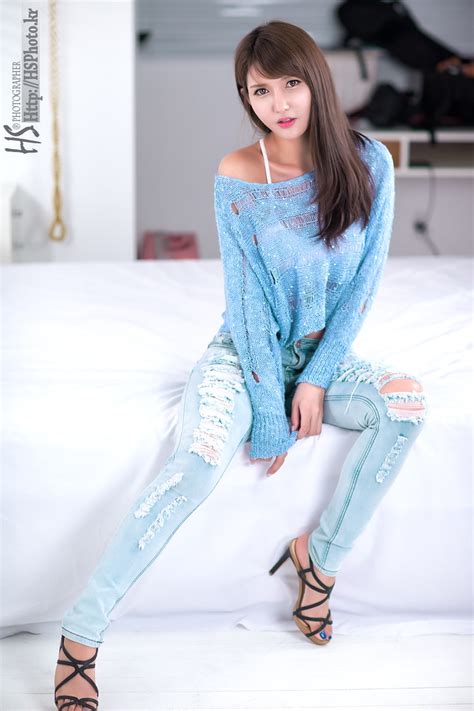 Finlandcar Com Cha Sun Hwa Beautiful With Jeans Photos