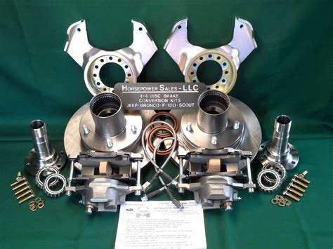 1959 66 Ford F100 4×4 Front Drum To Disc Brake Conversion Kit Dana 44