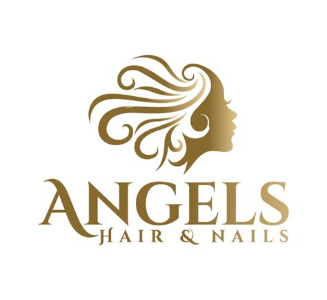 Be sure that the mixture has the glue consistency, in order to achieve the desired effect. Serious, Elegant, Beauty Salon Logo Design for Angels Hair ...
