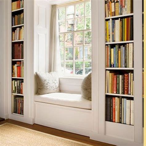 Fully Comfortable Bay Window Seating Ideas Home Built In Bookcase