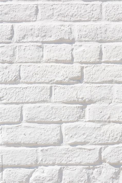 Blank White Brick Wall By Stocksy Contributor Kristin Duvall Stocksy