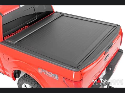 Ford F 150 57 Retractable Bed Cover 2021 2022 Rough Country