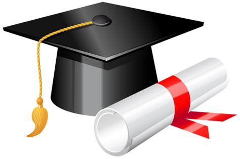 Graduation Cap With Diploma Png Clipart The Best Png Clipart