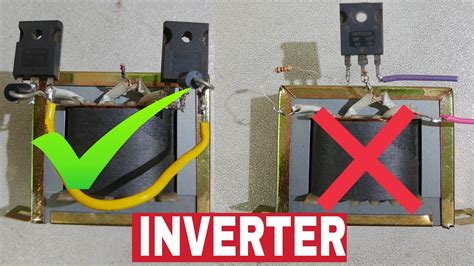 How To Make A Mini Inverter At Home With Circuit Diagram 220volt 60w