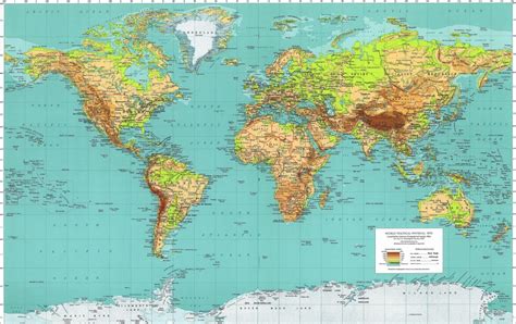 Lugares Donde Viajar Mapamundi Mapa FÍsico Y PolÍtico Del Mundo