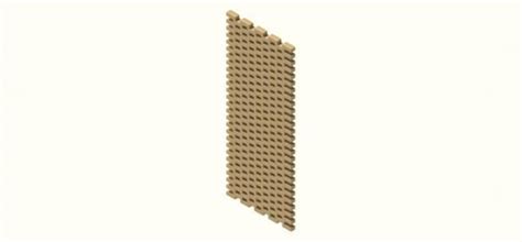 Object Perforated Brick Wall