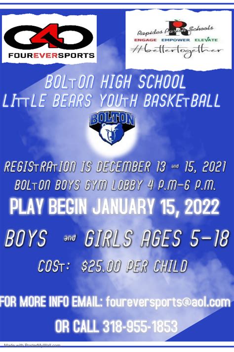 2022 Bolton Youth Basketball Leagues