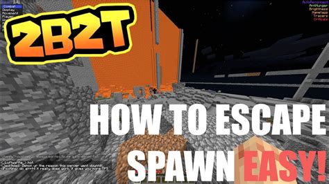 HOW TO ESCAPE 2B2T SPAWN WITH NO FOOD! - Ep4 (OLDEST SERVER IN