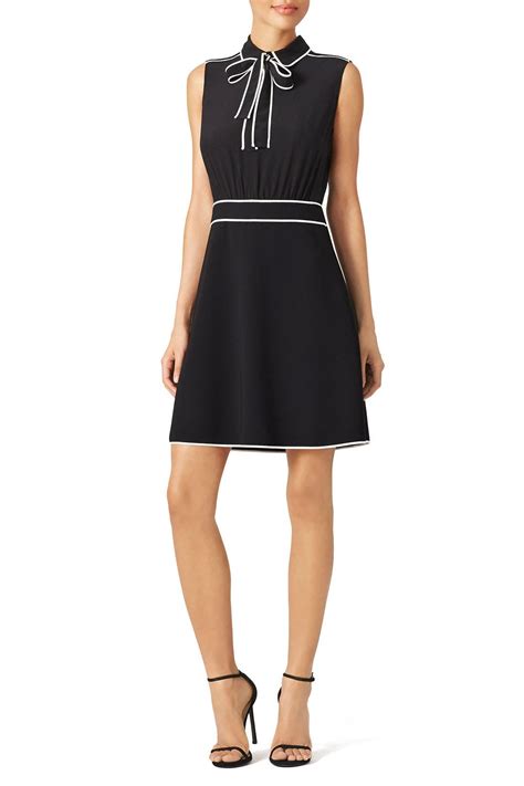 Black Bow Tie Dress By Boutique Moschino Rent The Runway