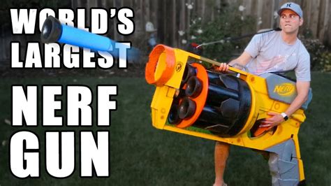 With nerf guns constantly being released, we recently updated this list to make sure it only included the most popular ones. Video van de Dag: de grootste NERF-gun ter wereld | RTL Nieuws