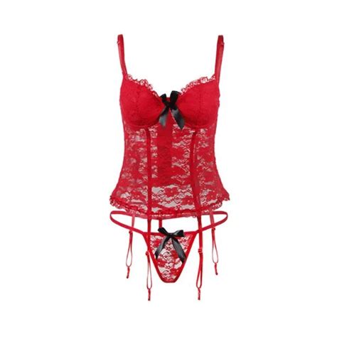 Womens Sexy Lingerie Ladies Top Underwear Set Sexy Erotic Lingerie Lace Sleepwear Erotic