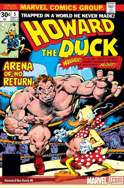 Howard The Duck 1976 5 Comic Issues Marvel