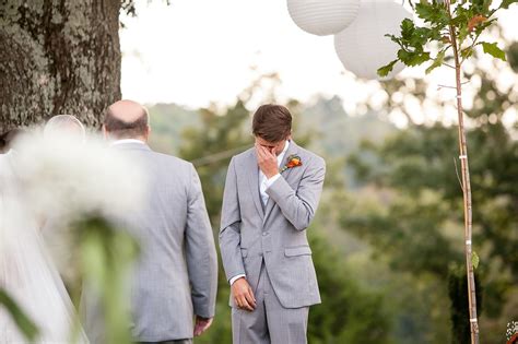 Groom Watching The Bride Walk Down The Aisle The Ultimate Wedding Day