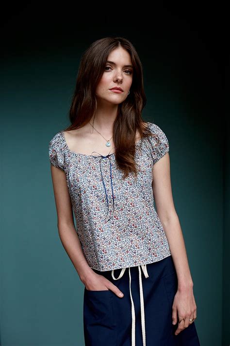 Gracie Top In Multicoloured Floral Tweedysmith