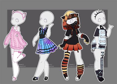 Chibi Drawings Cute Drawings Outfit Drawings Anime Outfits Mery