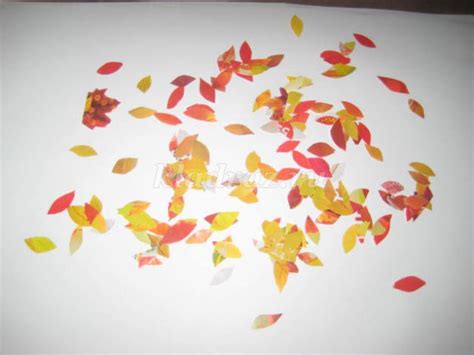Аппликация с элементами рисования для младших школьников на тему: Осень