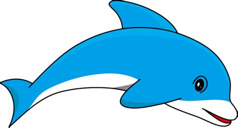 Clip Art Of Dolphin Clip Art Library
