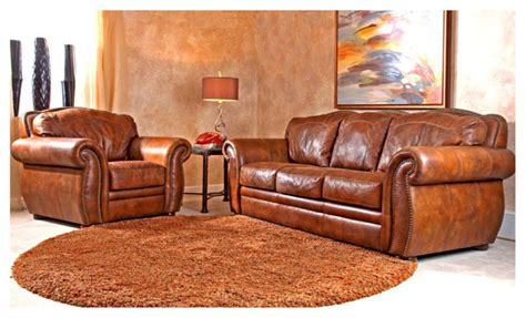 Free shipping on orders of $35+ and save 5% every day with target/furniture/leather sofas taupe (616)‎. Rustic Leather Sofa Paladia 4 Piece Leather Sofa Set In ...