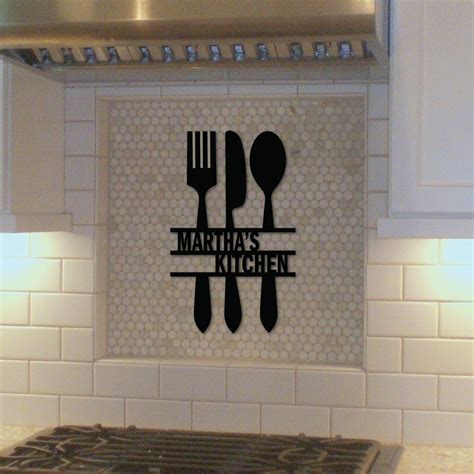 The Kitchen Sign Kitchen Signs Personalized Kitchen Home Decor Signs