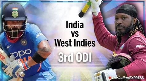 India Vs West Indies 3rd Odi Live Score Ind Vs Wi Live Cricket Score