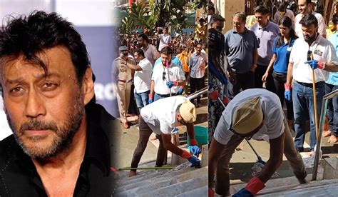 Jackie Shroff Was Mopping The Stairs As Soon As The Video Went Viral