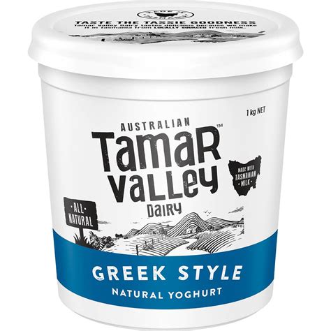 Tamar Valley Dairy Greek Style Yoghurt Kg Woolworths