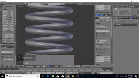 Making Springs In Blender For 3d Printing Youtube