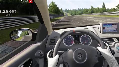 First Play On Assetto Corsa Nordschleife Megane R26 No Assists YouTube