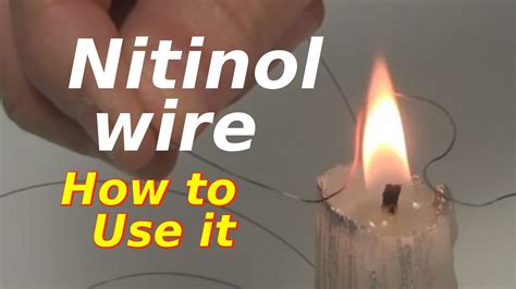 Для просмотра онлайн кликните на видео ⤵. Nitinol Wire/Shape Memory Alloy - How to Use it - YouTube