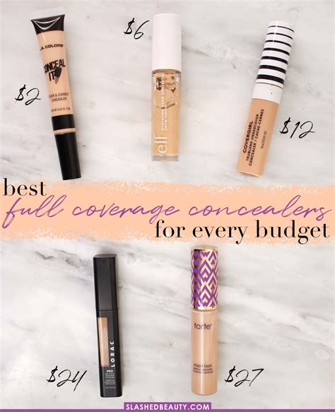 5 Best Full Coverage Concealers For Every Budget Slashed Beauty